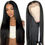 Thumbnail: Dheridy 210% Density 30 Inch 13x6 HD Lace Front Wigs Human Hair Pre Plucked Glu