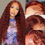 Thumbnail: Aveiyce Reddish Brown Deep Wave Lace Front Wigs Human Hair Auburn Colored 13x4 