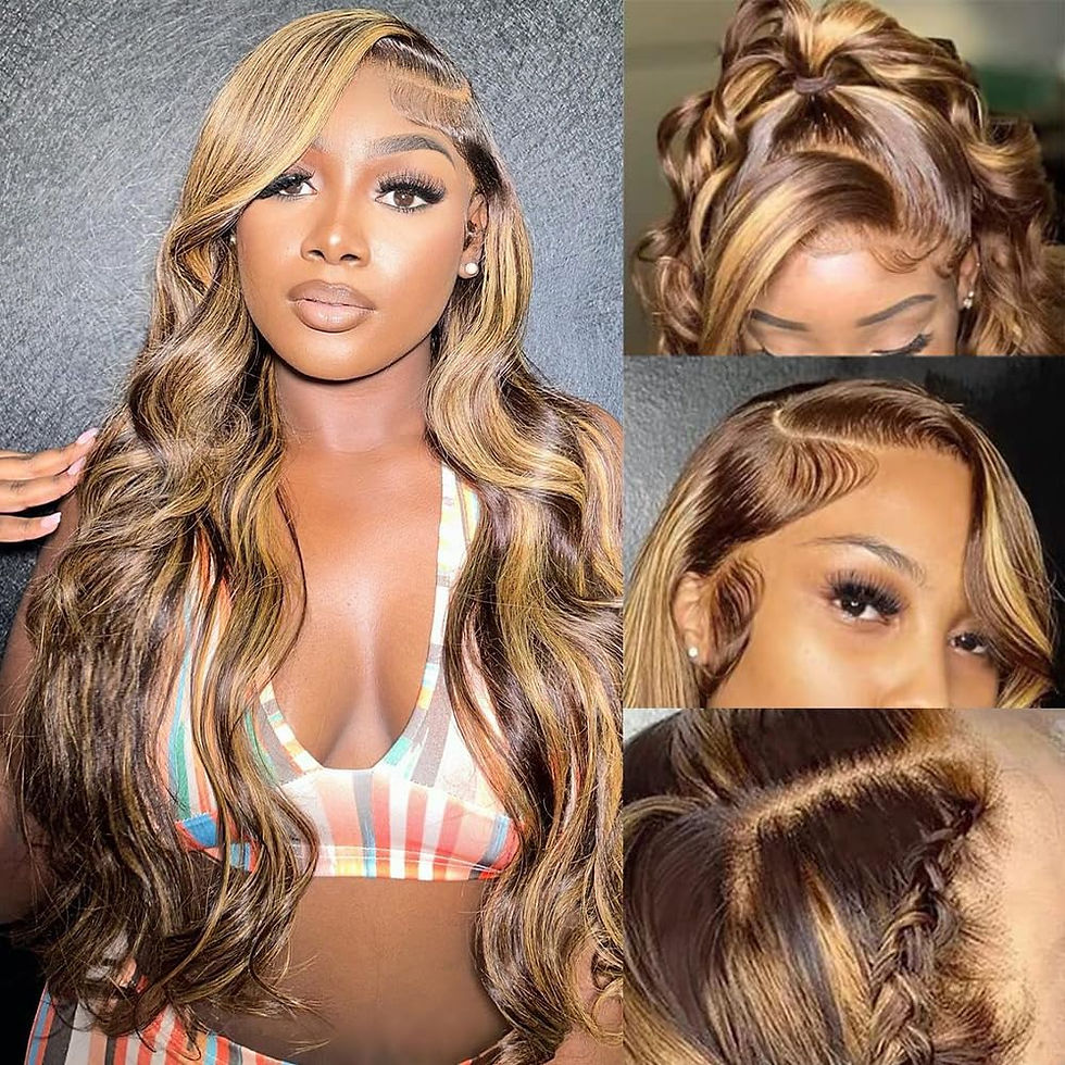 Thumbnail: Vodari Reddish Brown Lace Front Wigs Human Hair -180% Density Transparent HD La