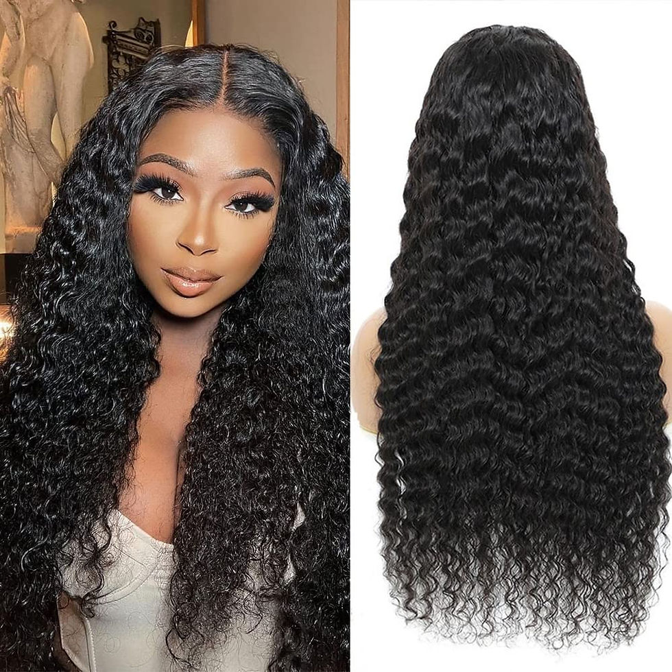 Thumbnail: Deep Wave Lace Front Wigs Human Hair for Black Women 13x4 Curly Lace Frontal wi