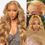 Thumbnail: Vodari Reddish Brown Lace Front Wigs Human Hair -180% Density Transparent HD La