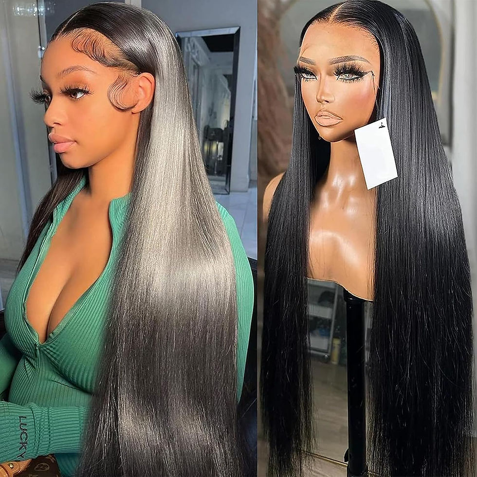 Thumbnail: Lemoda Real Full Lace Human Hair Wigs HD Transparent Lace Wig 180 Density Strai