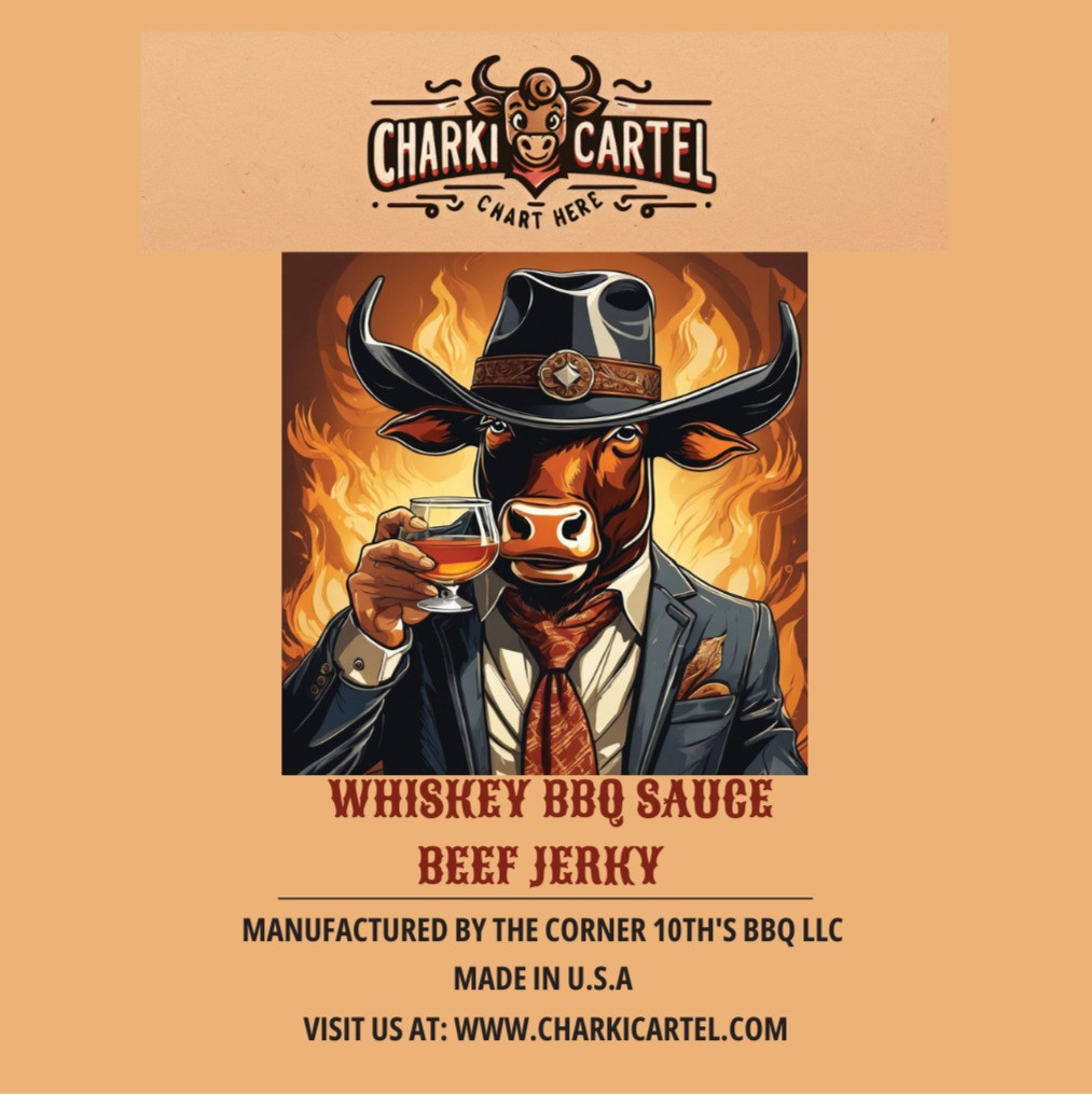 WHISKEY BBQ SAUCE BEEF JERKY