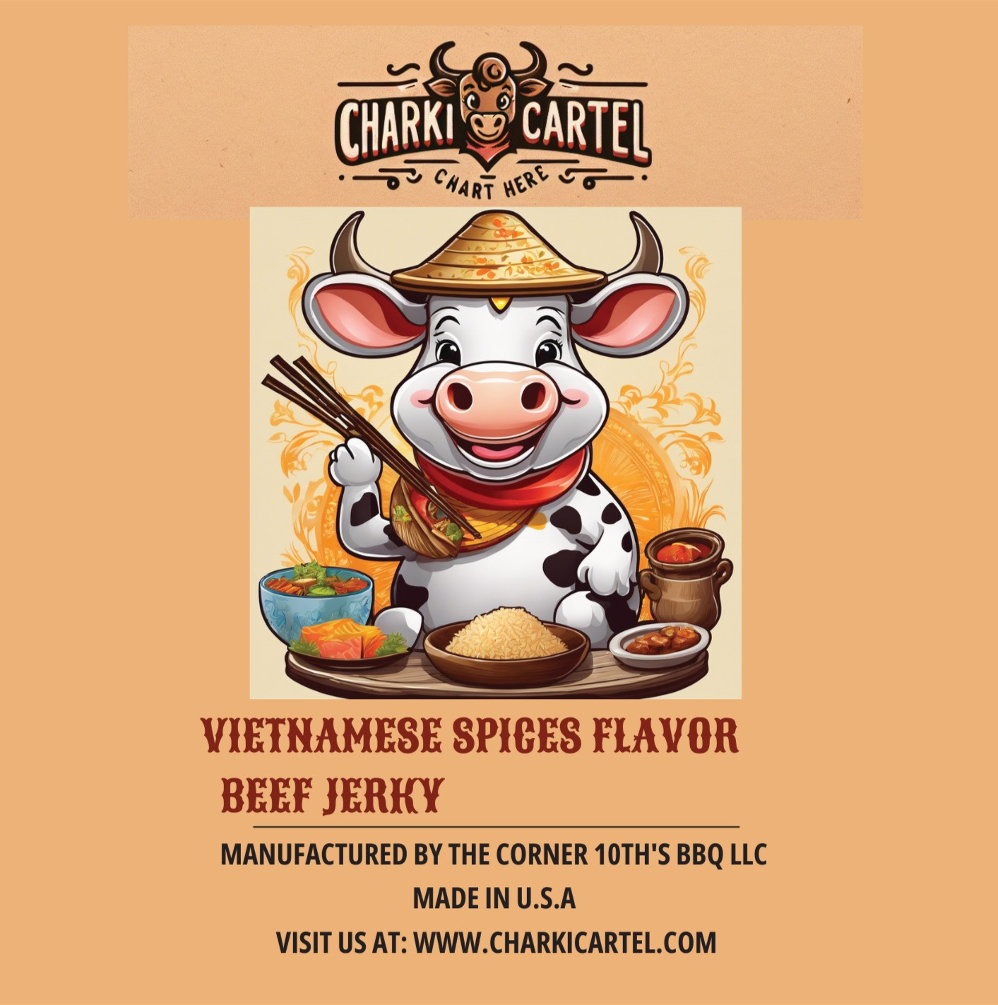 VIETNAMESE SPICES FLAVOR BEEF JERKY