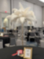 Feather Centerpiece rental