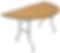 Half moon Specialty table