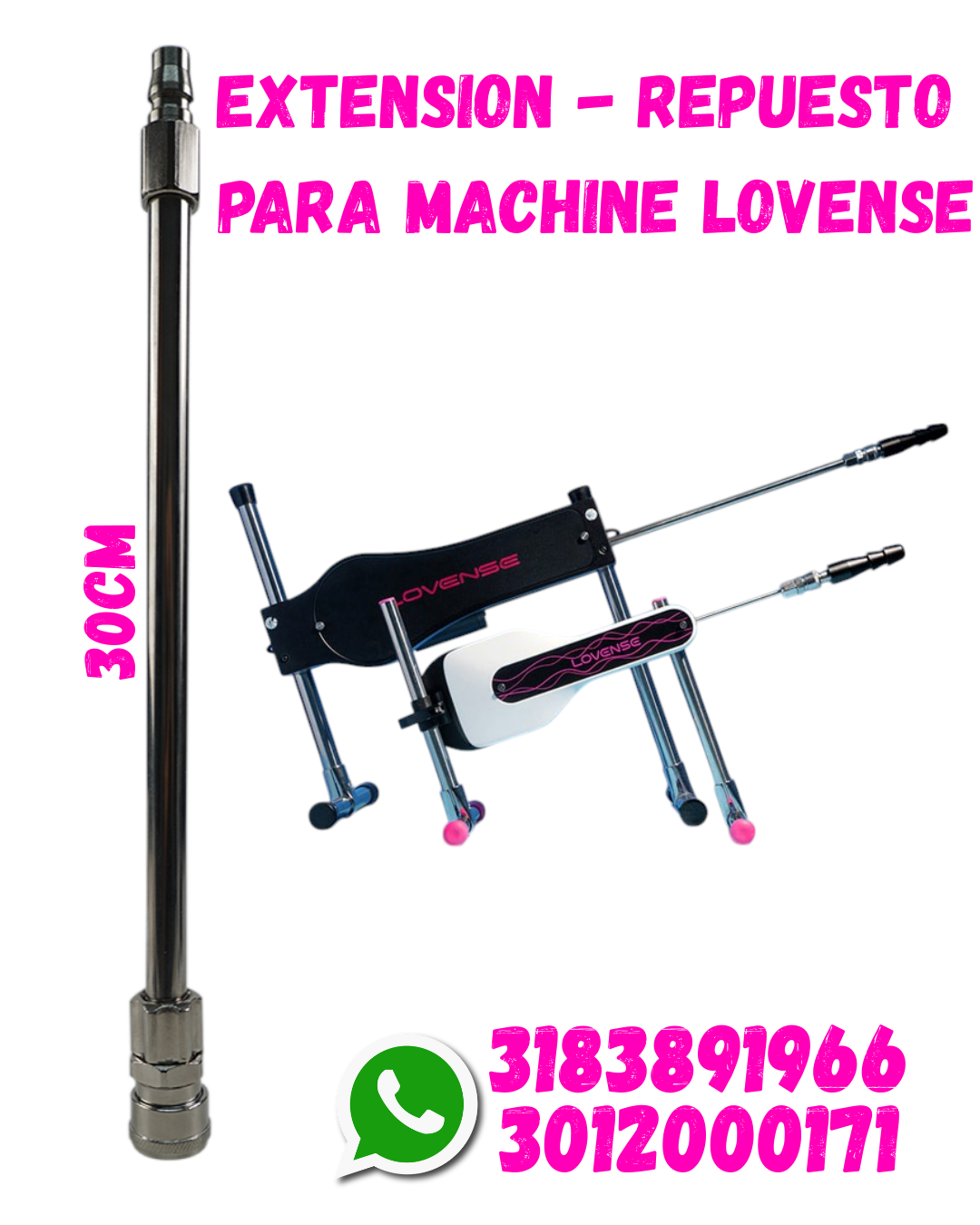 Extension Machine Lovense, Repuesto Lovense Maquina Sexual