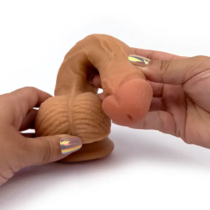Consolador Silicona liquida, Dildo Chupa silicona medica 20cm
