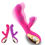 Miniatura: Vibrador doble RabbitG, Recargable