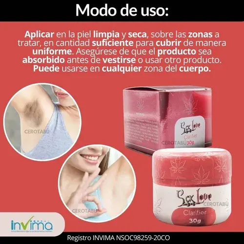 Miniatura: Despigmentante Intimo, Sex Love x 30gr