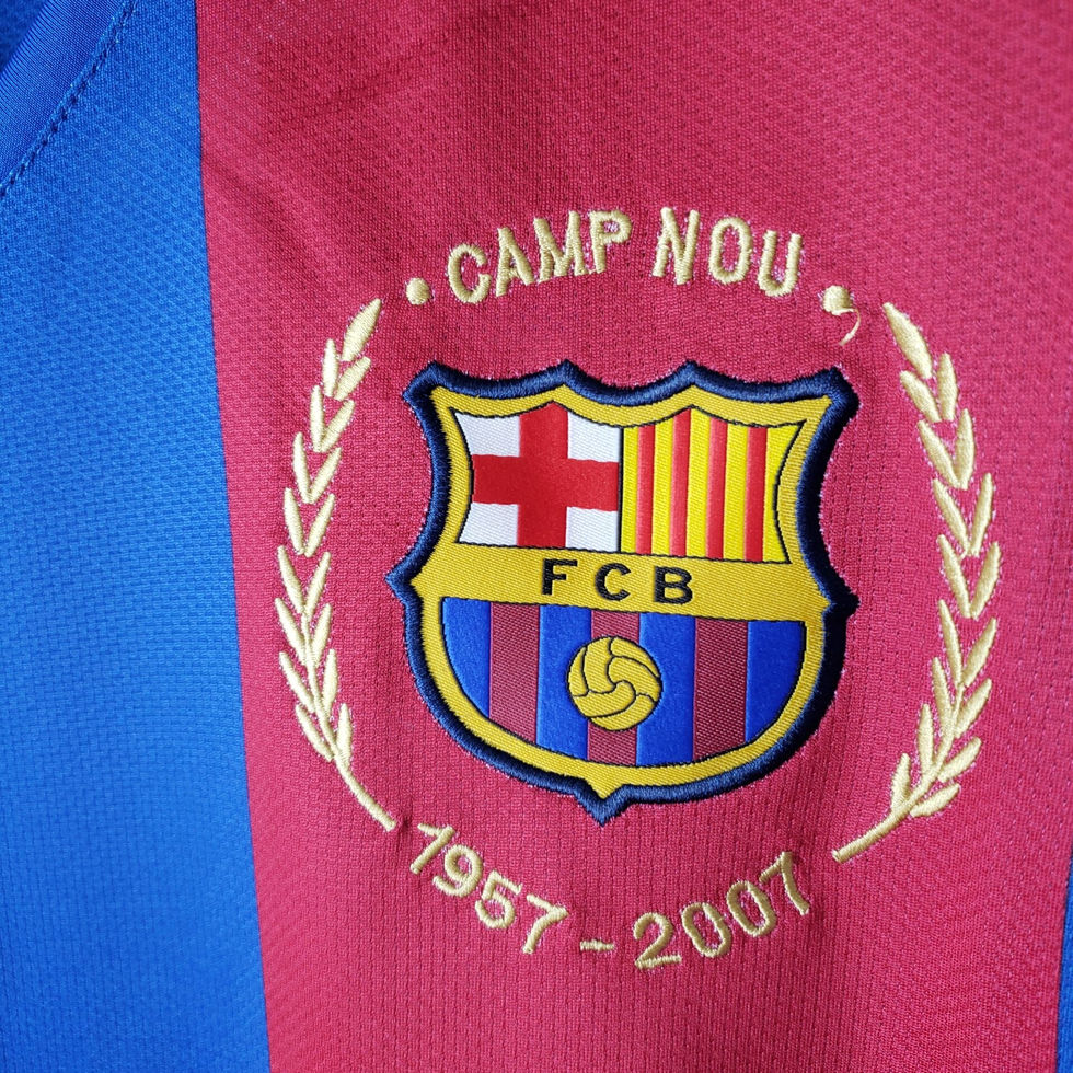 Barcelona Home 2007-08 - Retro Shirt