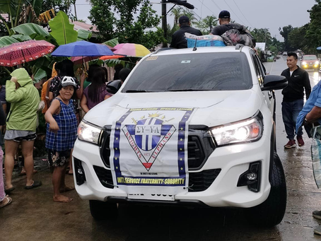 SU-UL Sends aid to Ozamiz Flood Victim - WeCareWeShare #Iota Chapter