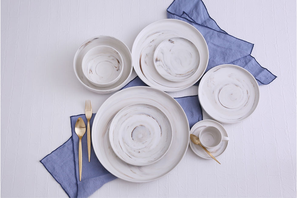 サムネイル： Marble 33cm ウェルカムプレート