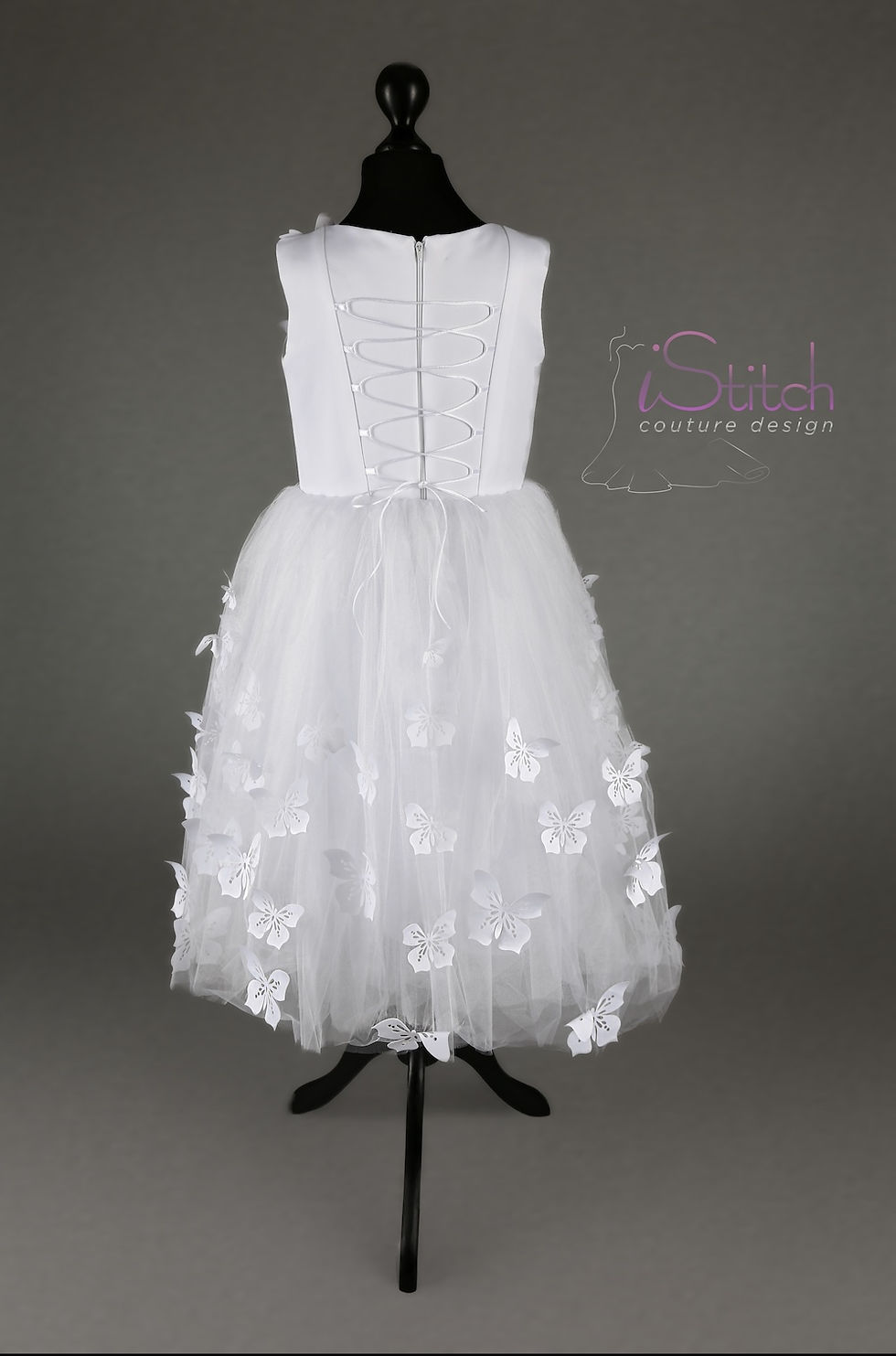 Thumbnail: 'Mariposa Dreams' Girls' Butterfly Dress | Bust 28"
