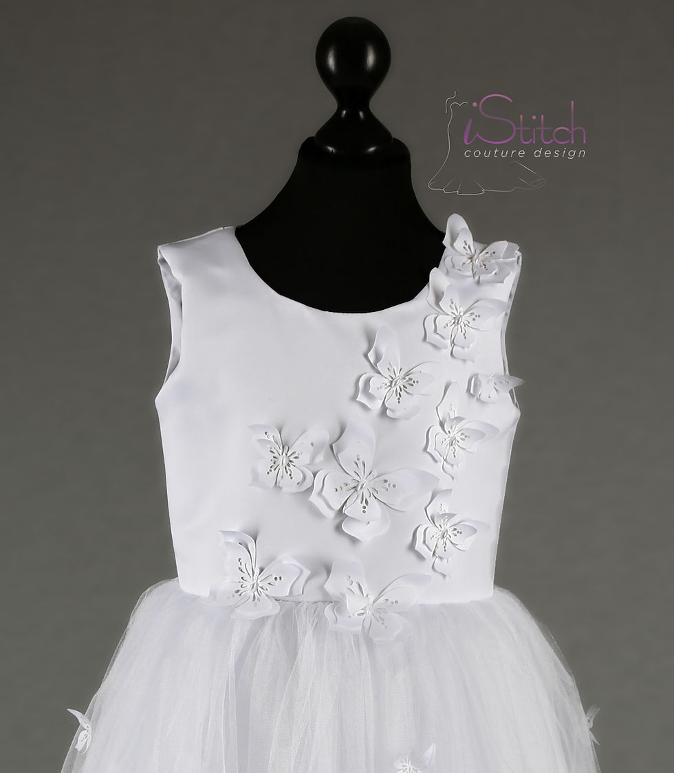 Thumbnail: 'Mariposa Dreams' Girls' Butterfly Dress | Bust 28"