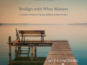 The Weekend Reset: 3 Simple Ways to Realign with What Matters