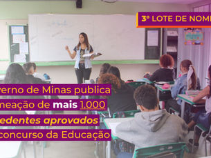 Publicado terceiro lote com um mil nomeações de excedentes do concurso público realizado em 2017