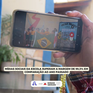 Mídias Sociais da escola superam a margem de 99,3% em comparação ao ano passado