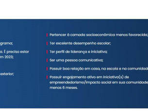 Inscrições abertas: programa Jovens Embaixadores (JE) 2024!