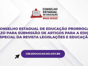 CEE/MG prorroga prazo para submissão de artigos para a edição especial da Revista Legislações e Ed.
