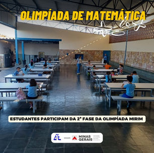 Estudantes participam da 2ª Fase da Olimpíada Mirim – OBMEP