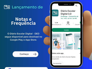 Diário Escolar Digital - DED segue disponível para o lançamento de notas e frequência dos estudantes