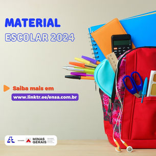 Confira a lista de Material Escolar para o ano letivo de 2024