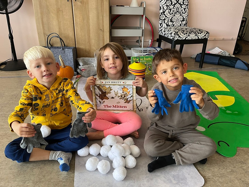 Story Time Yoga "Kind Hearts~Warm Hands" Saturday at EAD