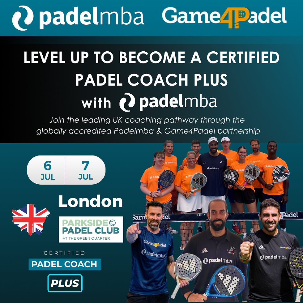Padelmba - CPC Plus  - Game4Padel - Parkside Padel Club, The Green Quarter. London