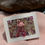 Thumbnail: "Flamingo Beach Glass Art - 5x7 White Frame with Rose Gold and Seashells"