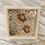 Thumbnail: "8x8 Two-Tone Frame with Big-Eyed Swimming Turtles and Sundial Shell Accents"
