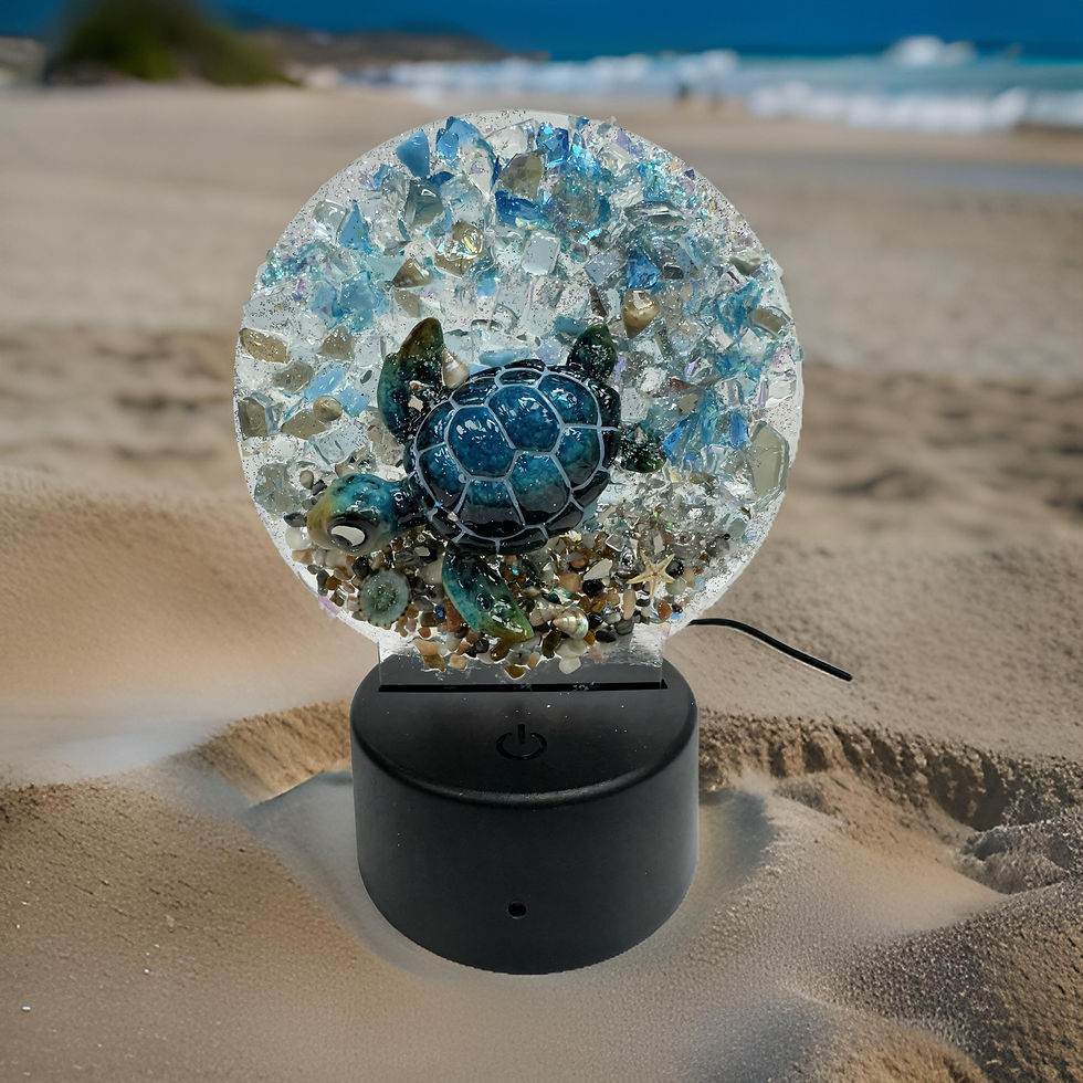 Thumbnail: "Turtle Beach Glass 3D LED Lamp – 16 Color Light Display with Remote & USB"