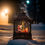 Thumbnail: Magical Christmas with Santa Lighted Water Lantern Snow Globe