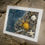 Thumbnail: 8x10 White Frame – Turtle Duo with Hatching Turtle and Rocky Shores