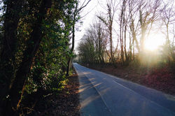 Broicher Seite at winter afternoon