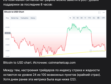 Крипто-тематика: новость и аналитика