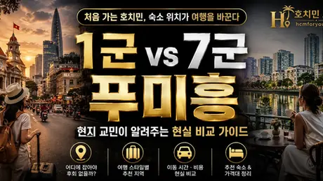 호치민 숙소 어디가 좋을까 1군 vs 7군 푸미흥 현실 비교