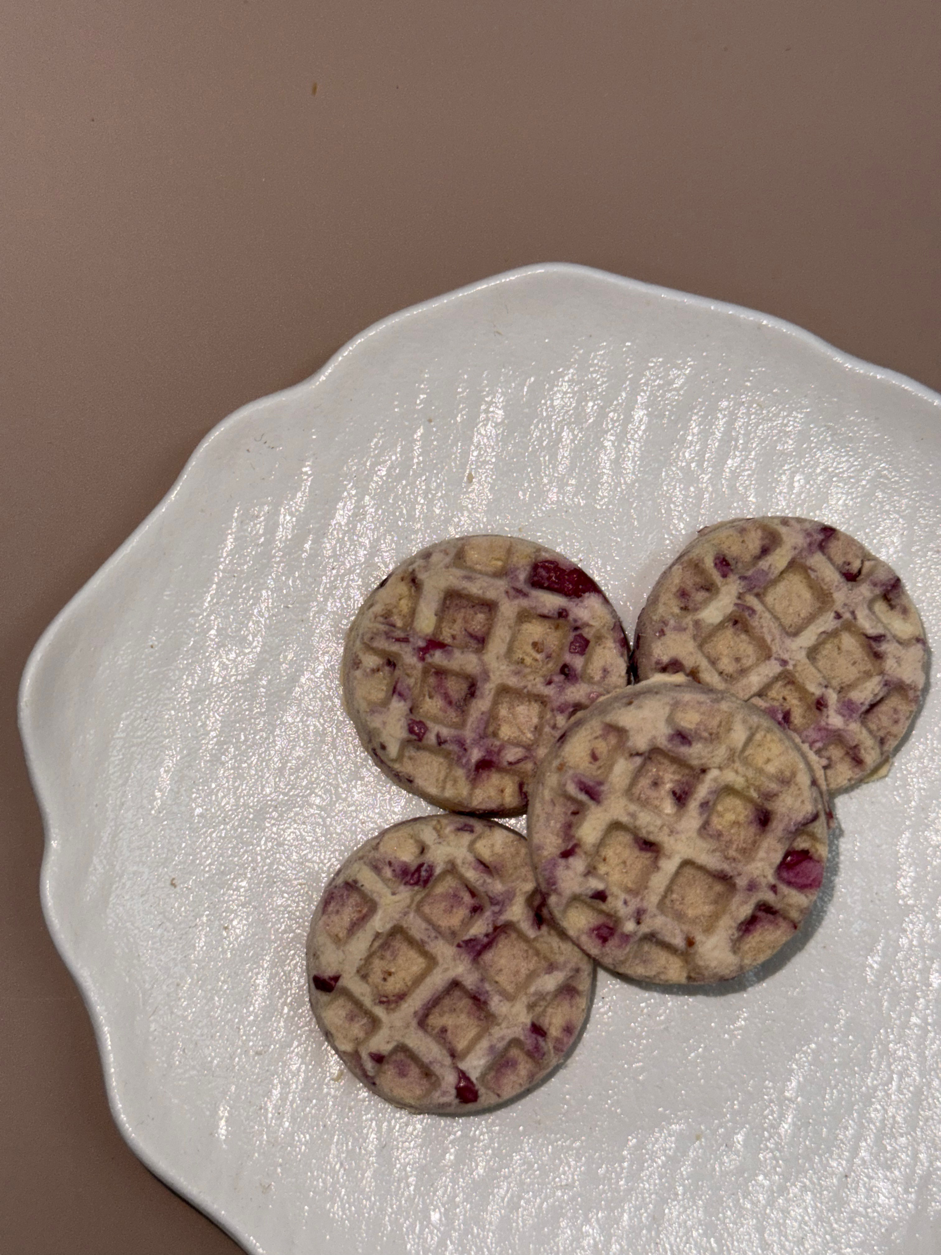 Cranberry Waffles (Freeze Dried)