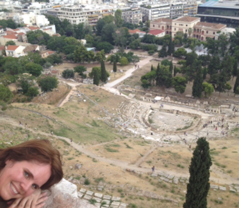 heather-at-theatre-of-dionysius-greece-residency-2015