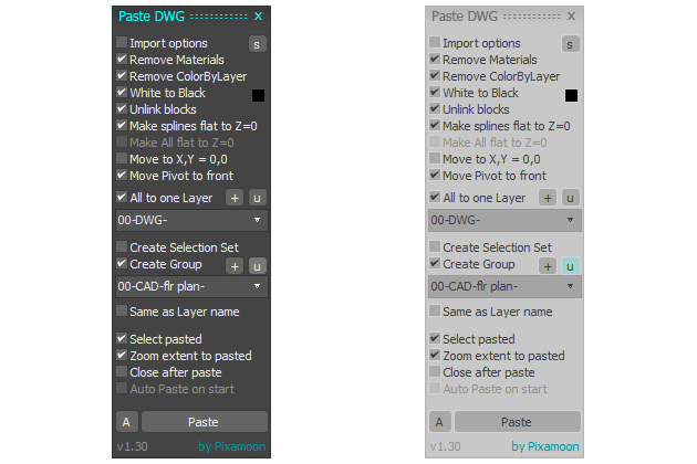 Thumbnail: Copy Paste DWG