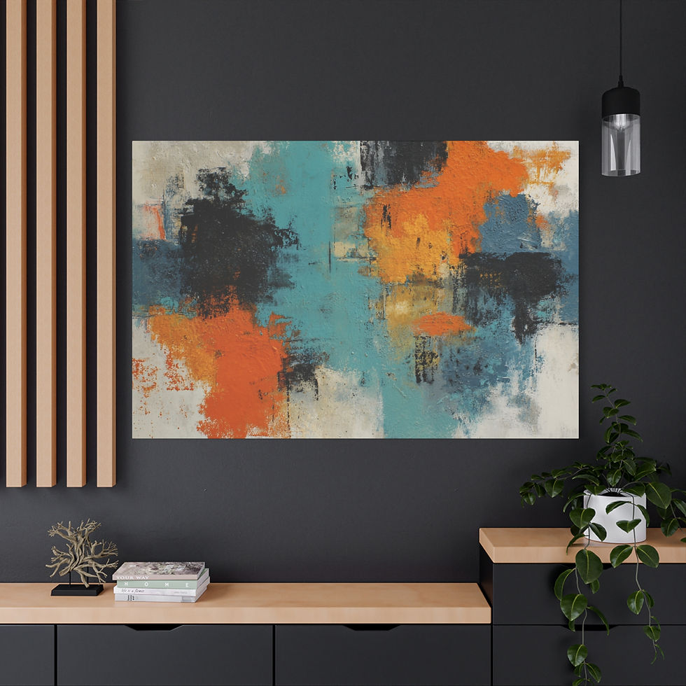 Thumbnail: Abstract Expressionism #5 | Matte Canvas Wall Art | Stretched 1.25"