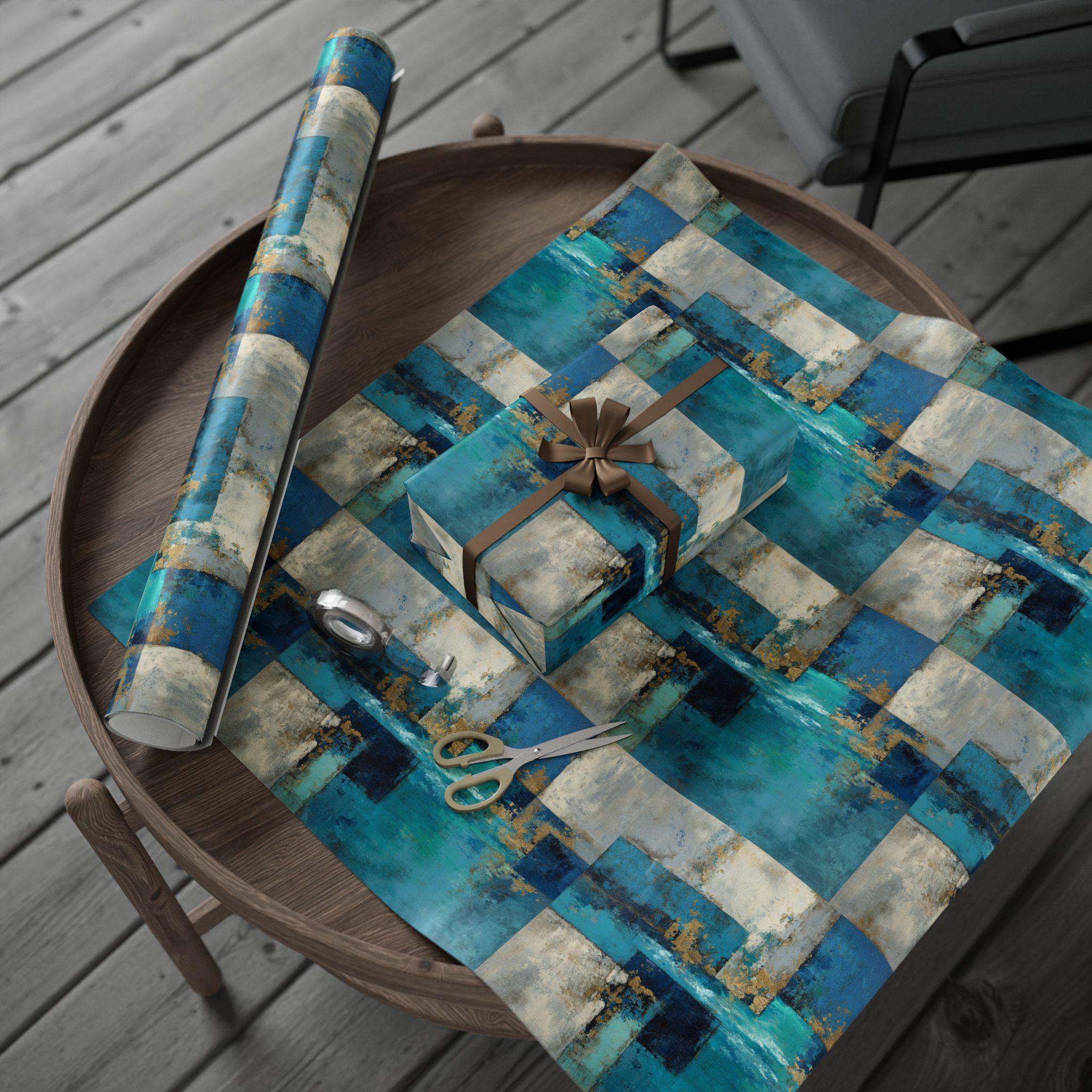 Abstract Expressionism #4 Wrapping Paper | Contemporary gift wrap