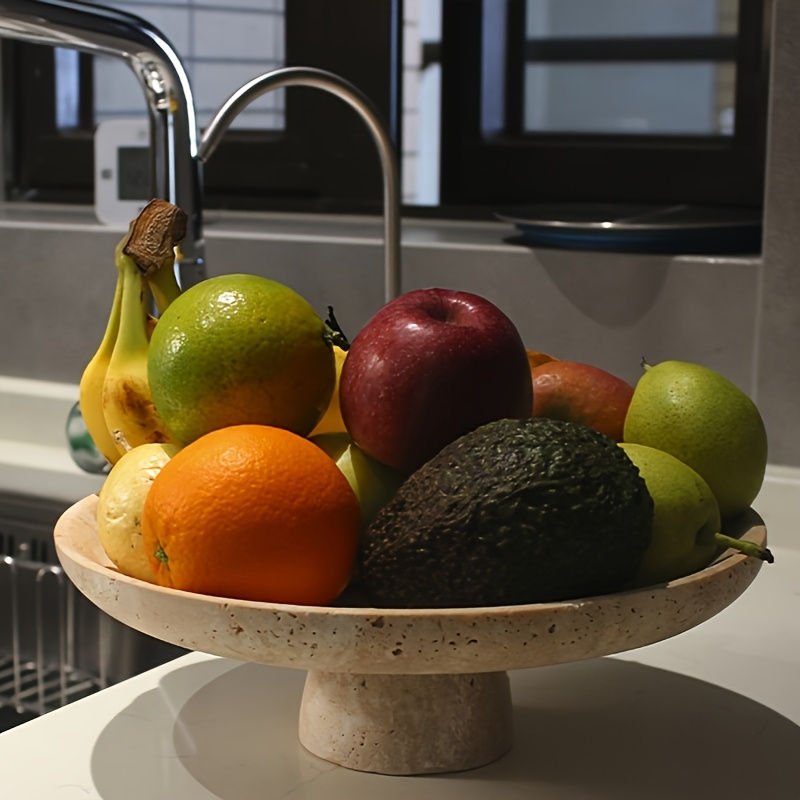 Thumbnail: Organic Travertine Display Bowl