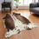 Thumbnail: Handmade Vegan Cowhide Fur Area Rug