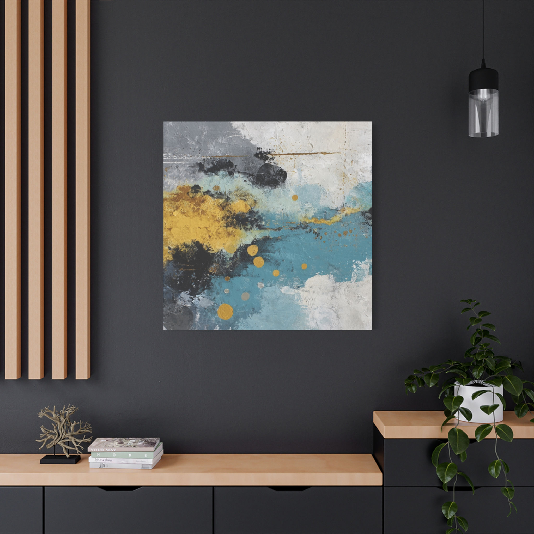 Abstract Expressionism #12 | Matte Canvas Wall Art | Stretched 1.25"