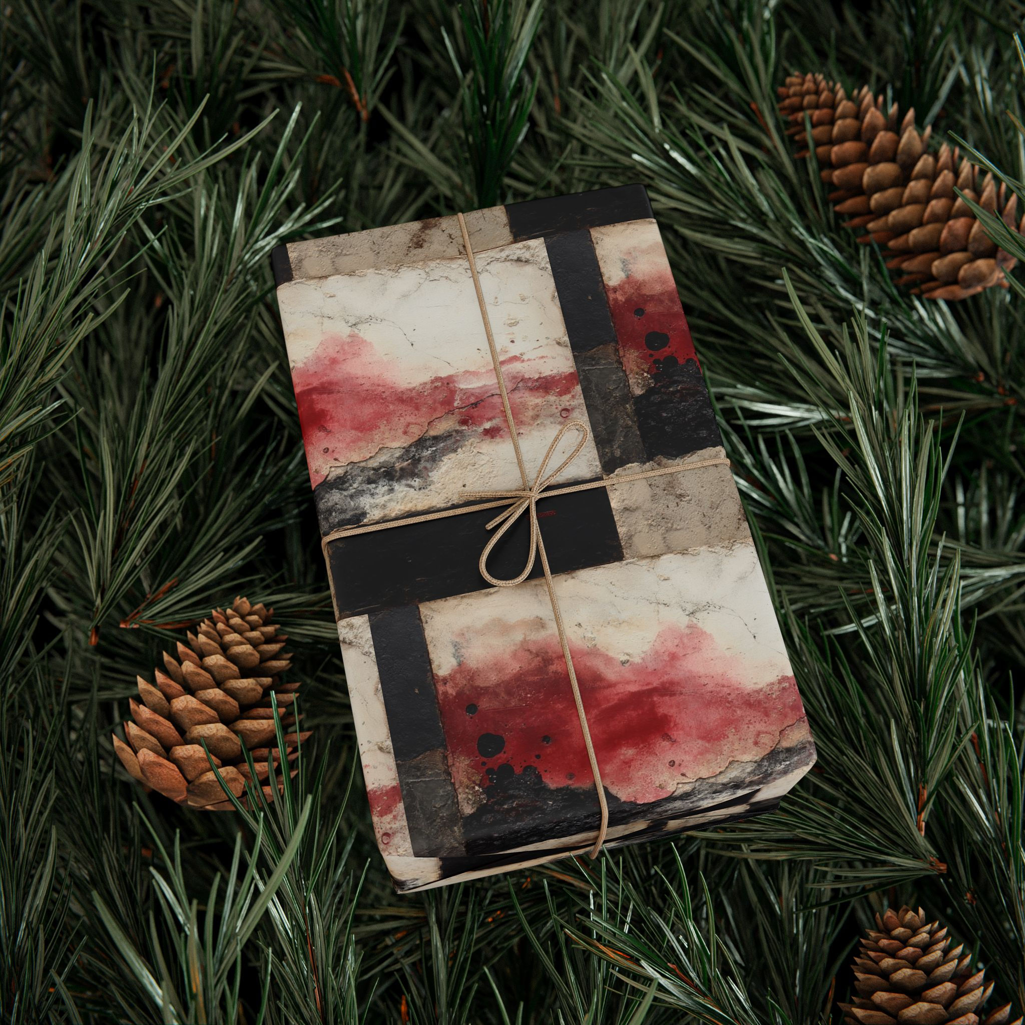 Abstract Expressionism #17 Wrapping Paper | Contemporary gift wrap