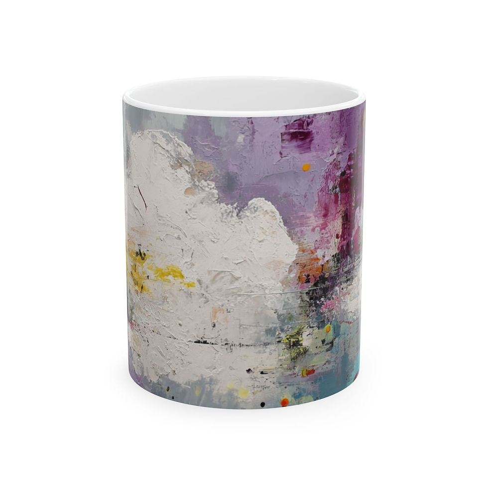 Thumbnail: Abstract Expressionism #7 Ceramic Mug  | Artistic Coffee Cup (11oz & 15oz)