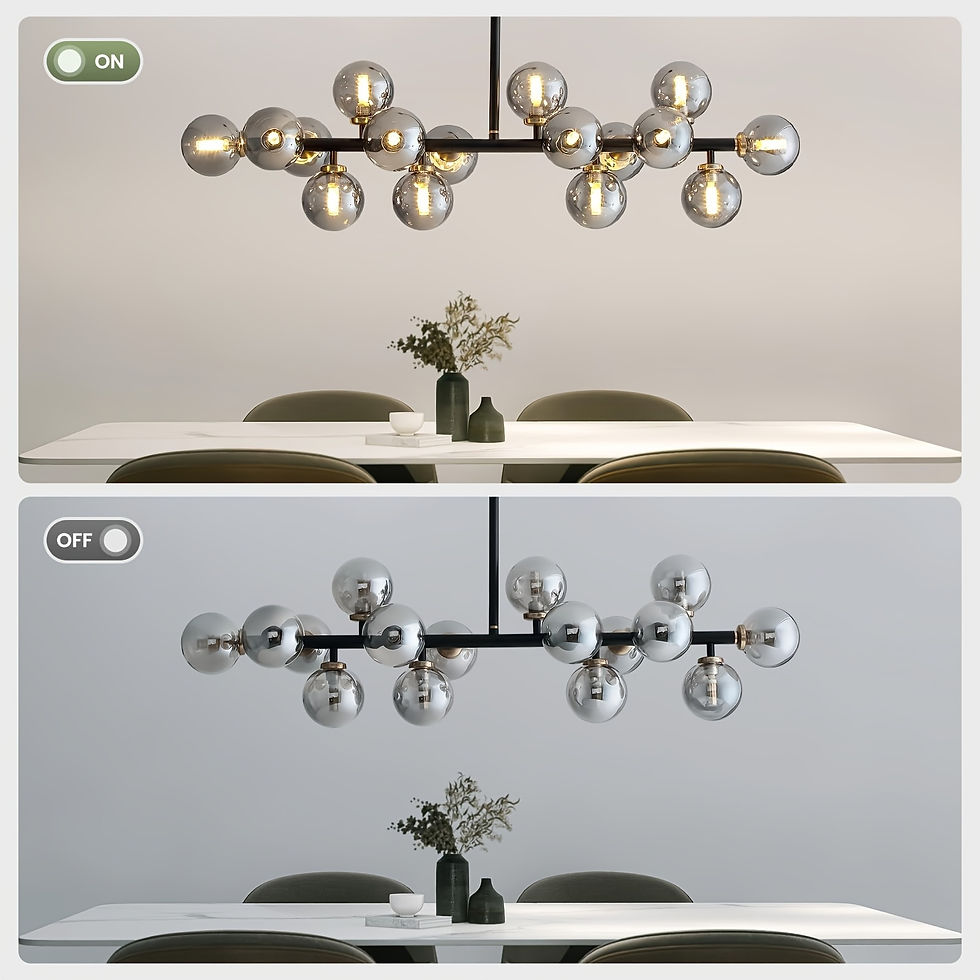 Thumbnail: Modern Orb Glass Chandelier