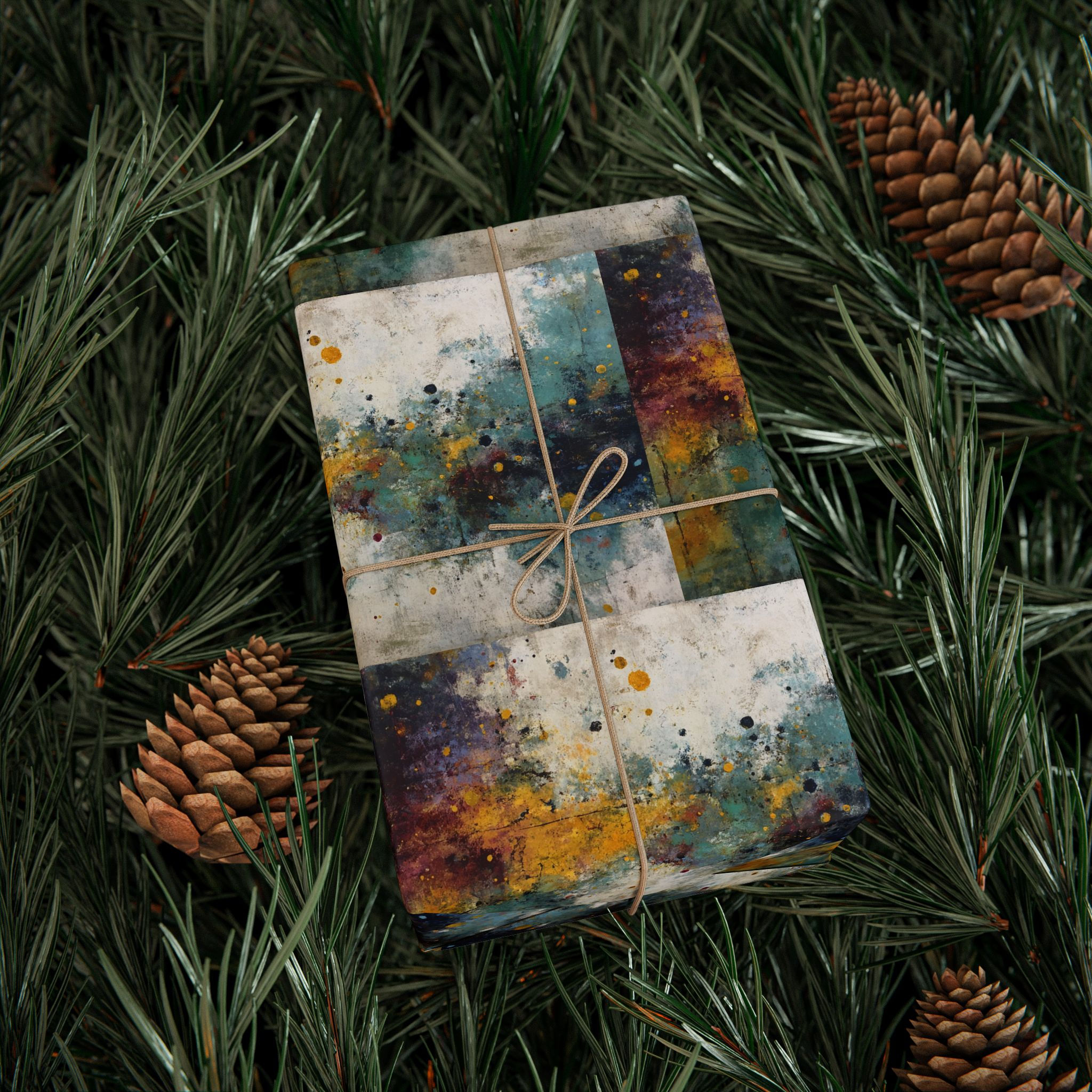 Abstract Expressionism #16 Wrapping Paper | Contemporary gift wrap
