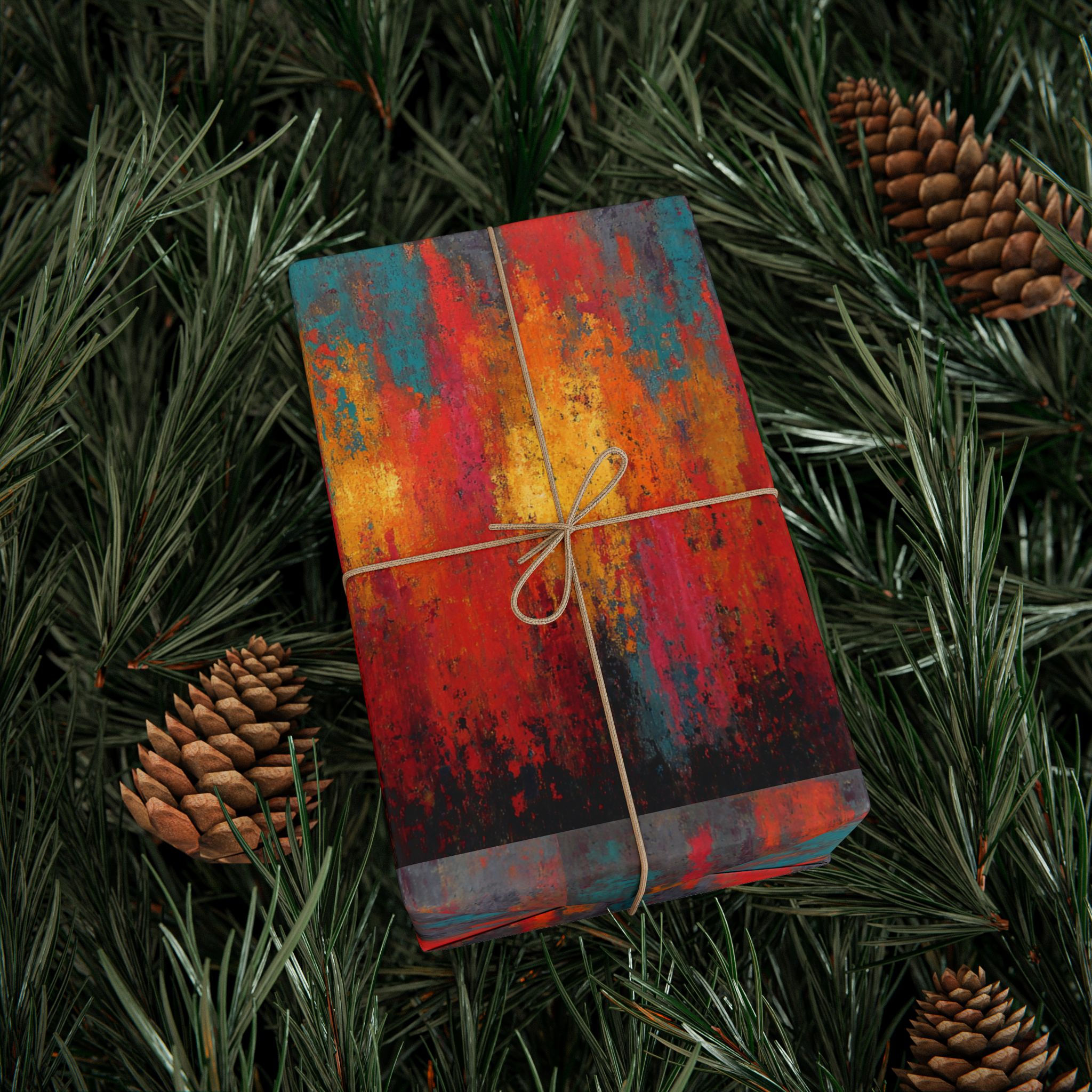 Abstract Expressionism #21 Wrapping Paper | Contemporary gift wrap